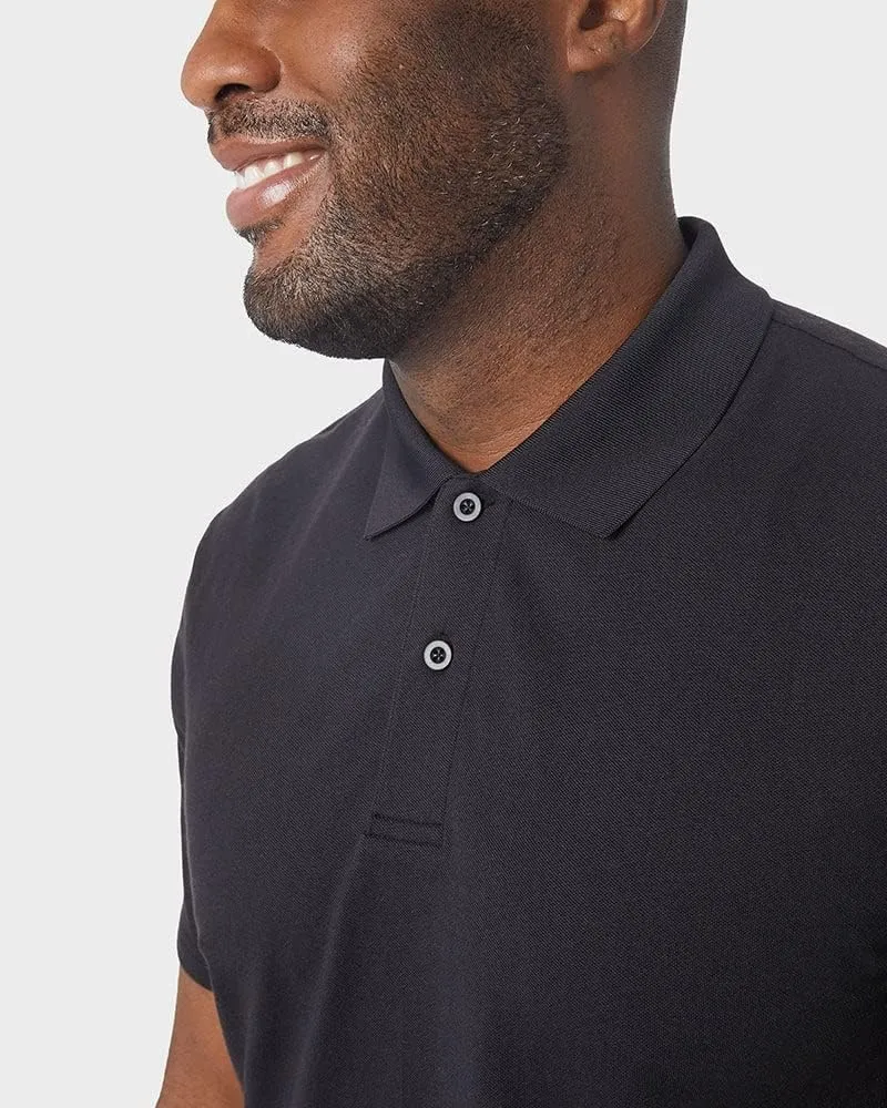 32 Degrees Mens Regular-Fit Short Sleeve Cotton Pique Polo Shirt | Golf | Office