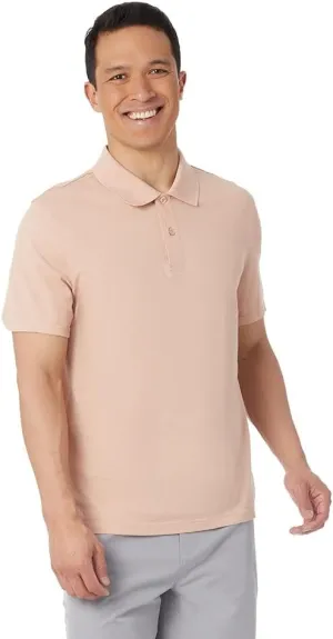 32 Degrees Mens Regular-Fit Short Sleeve Cotton Pique Polo Shirt | Golf | Office