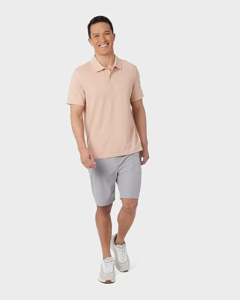 32 Degrees Mens Regular-Fit Short Sleeve Cotton Pique Polo Shirt | Golf | Office