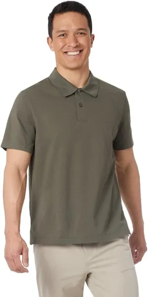 32 Degrees Mens Regular-Fit Short Sleeve Cotton Pique Polo Shirt | Golf | Office