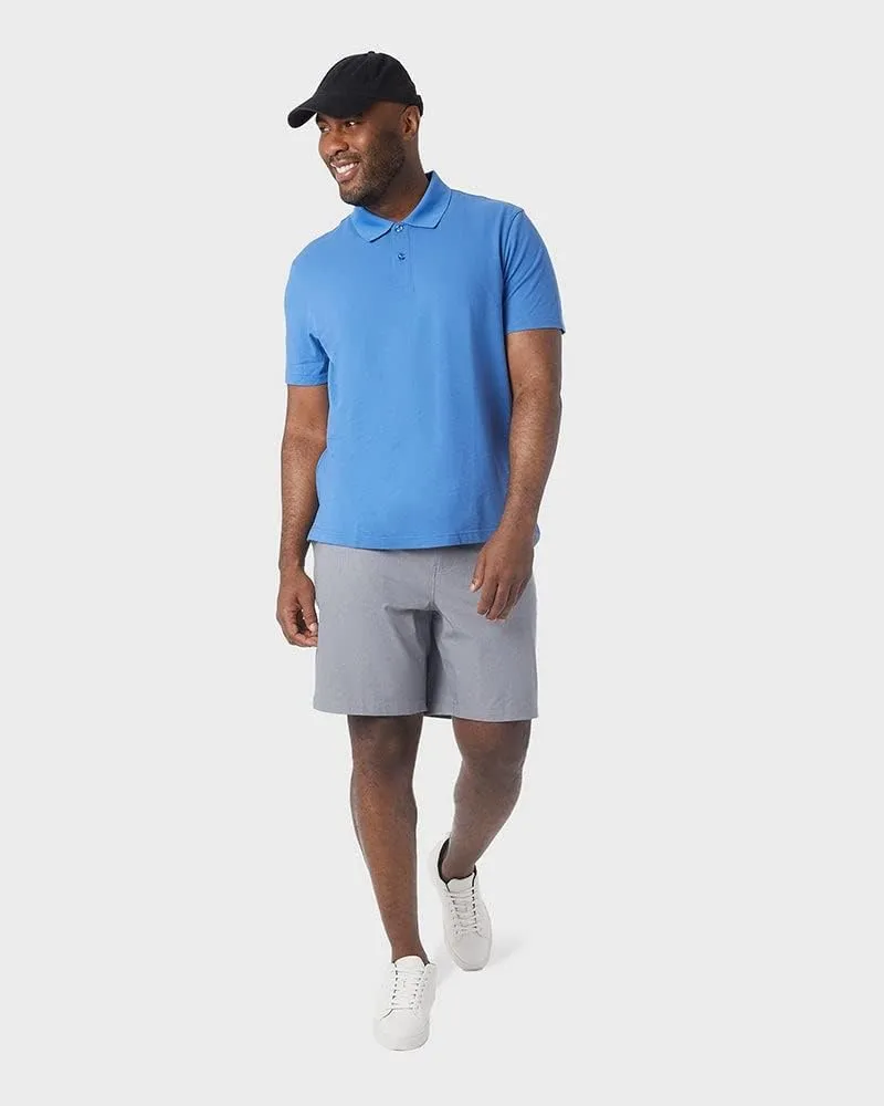32 Degrees Mens Regular-Fit Short Sleeve Cotton Pique Polo Shirt | Golf | Office