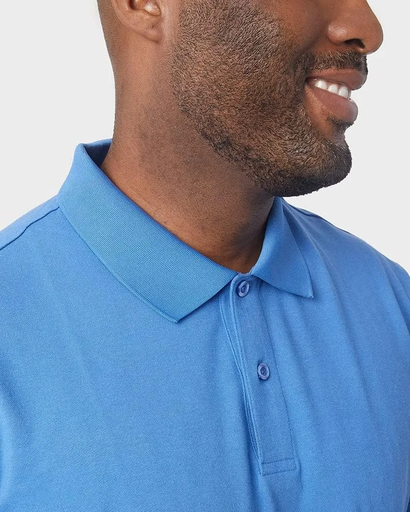 32 Degrees Mens Regular-Fit Short Sleeve Cotton Pique Polo Shirt | Golf | Office