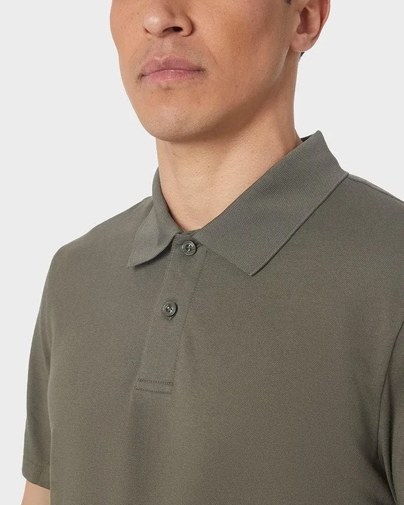 32 Degrees Mens Regular-Fit Short Sleeve Cotton Pique Polo Shirt | Golf | Office