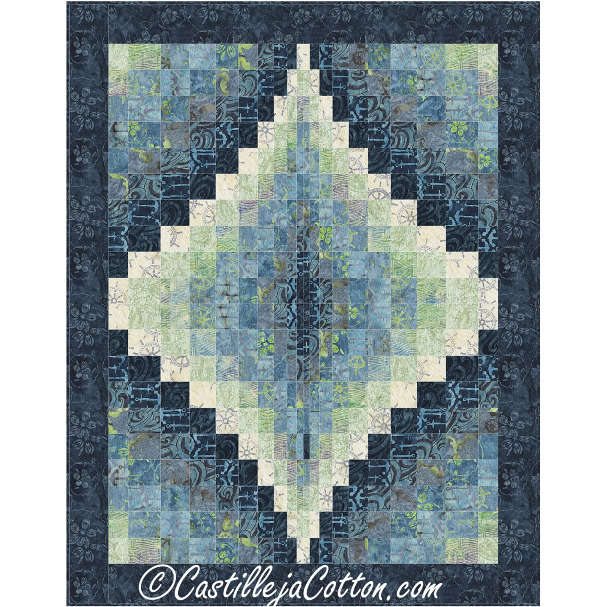 Bargello Jewel Quilt Pattern CJC-49252 - Paper Pattern