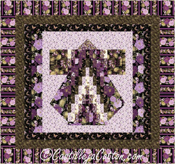 Bargello Kimono King Quilt CJC-57171e - Downloadable Pattern