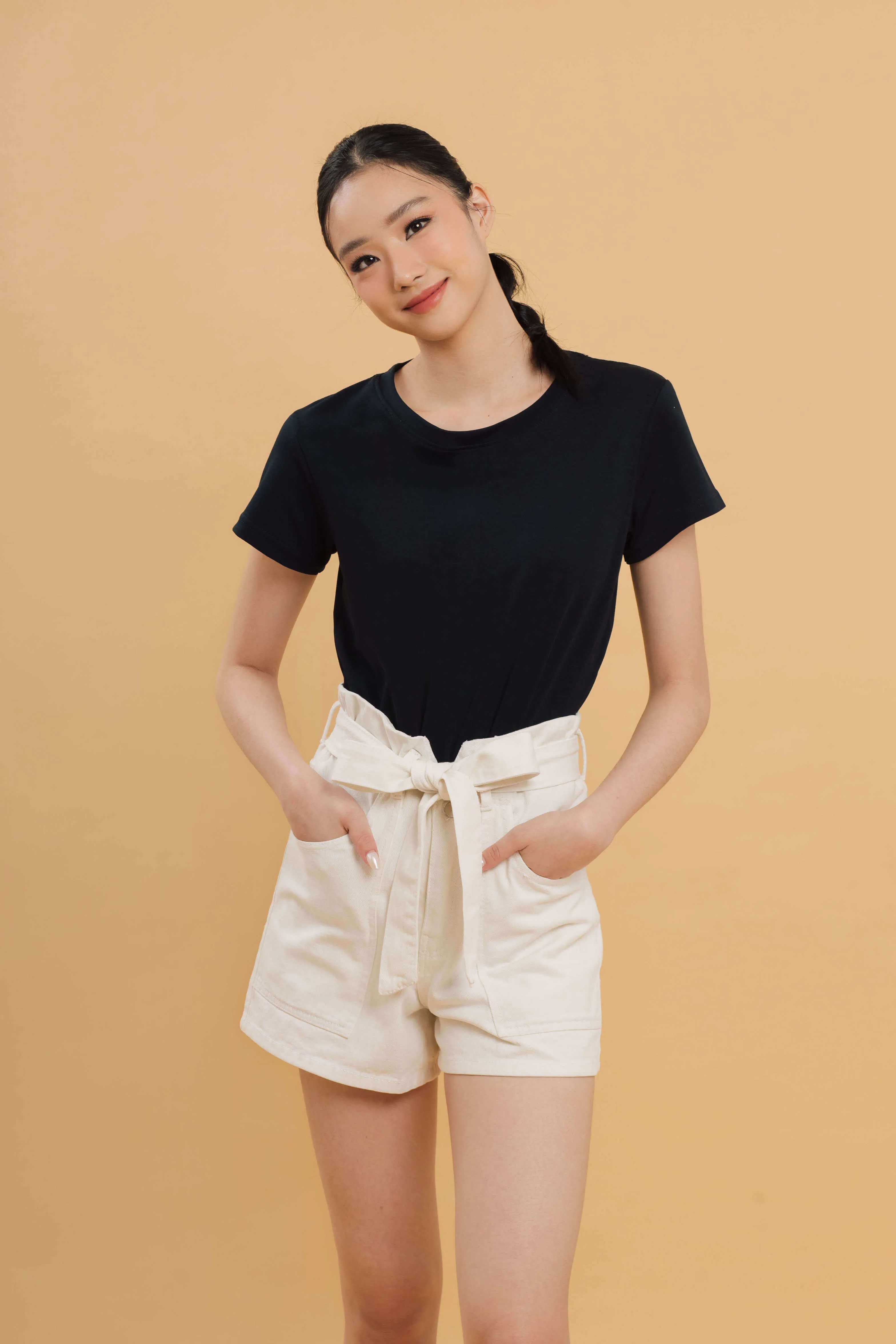Black Airy Bamboo Everyday T-Shirt