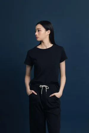 Black Airy Bamboo Everyday T-Shirt