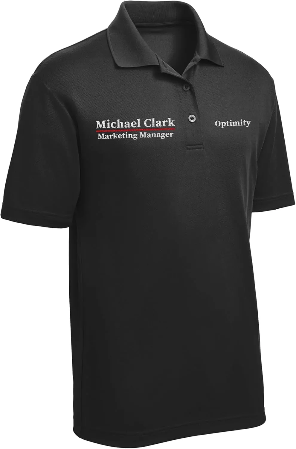 Custom Polo Shirt for Men Personalized Embroidered Short Sleeve Polo Golf Shirt Add Your Text Name