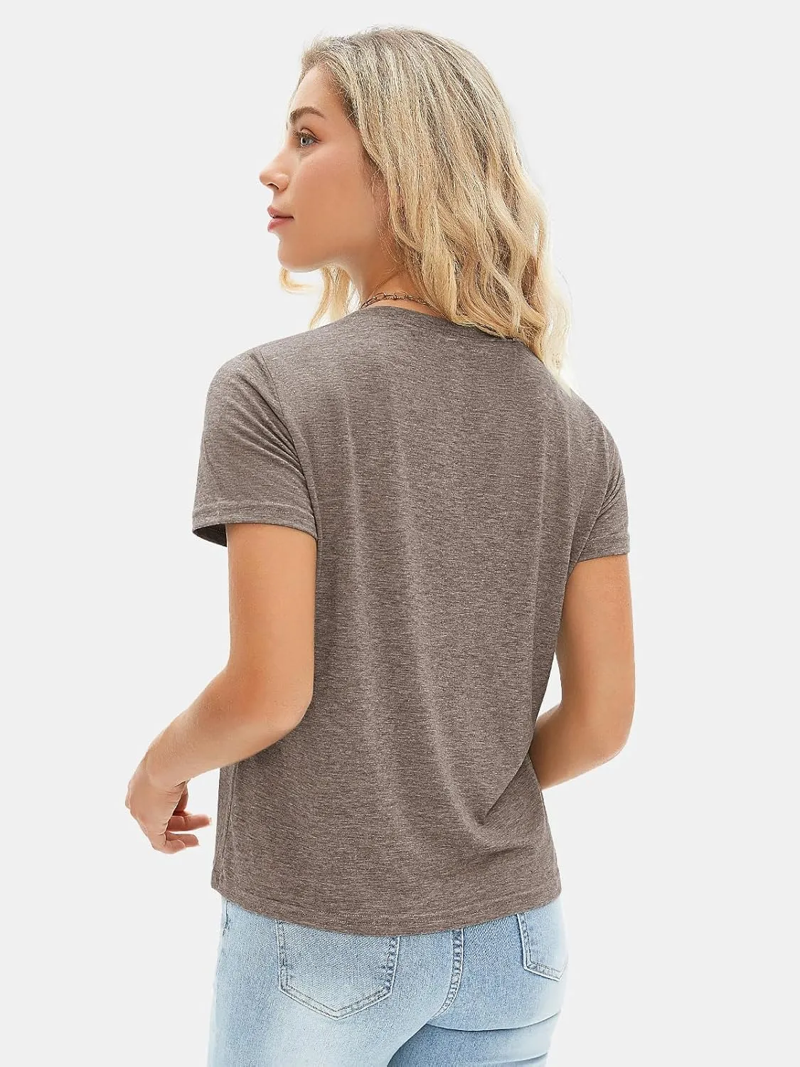 EXLURA Womens Summer Cute Crop Tops Short Sleeve Pleated Tshirts Crewneck Business Trendy Blouse Beach Vacation Outfits 2025