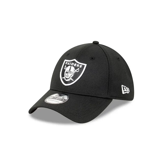 Las Vegas Raiders Official Team Colours 39THIRTY Stretch Fit