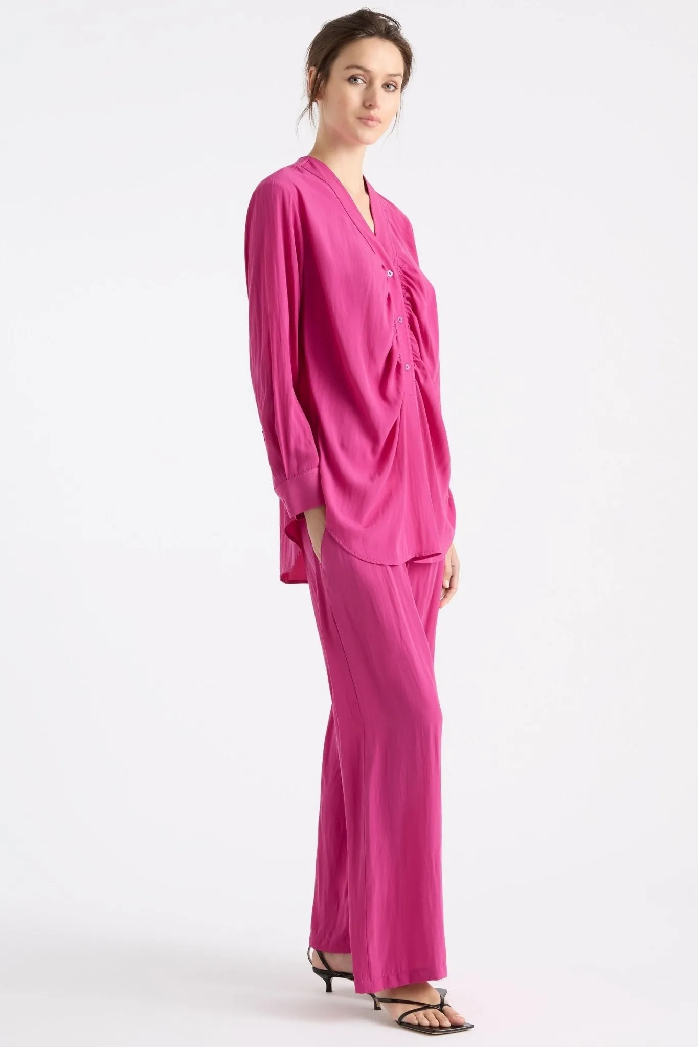 ROUCHED BLOUSE - F678368