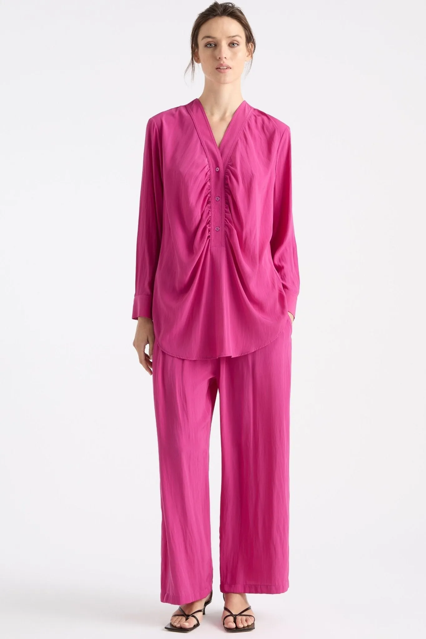 ROUCHED BLOUSE - F678368