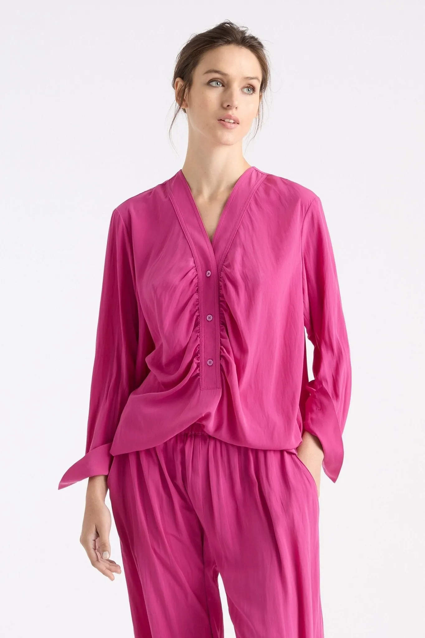 ROUCHED BLOUSE - F678368