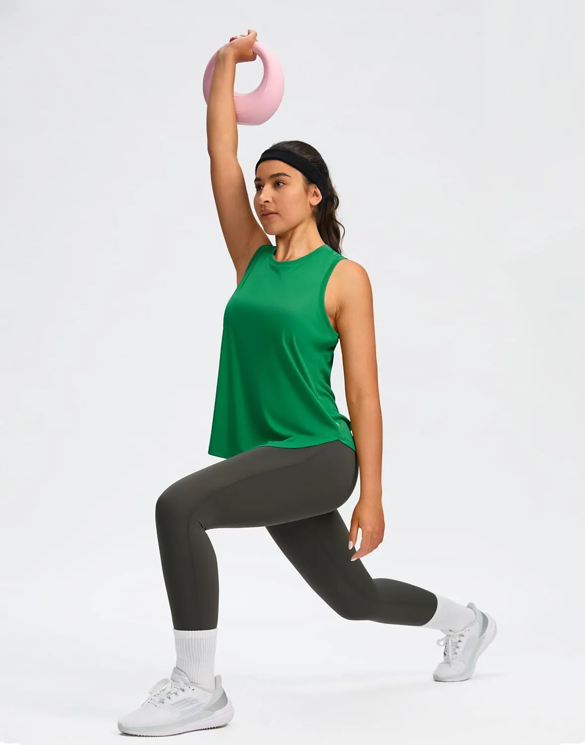 SANTINY Women's Sleeveless Workout Tops Lightweight Tennis Yoga Gym Athletic Running Shirts Racerback Tank Tops for Women