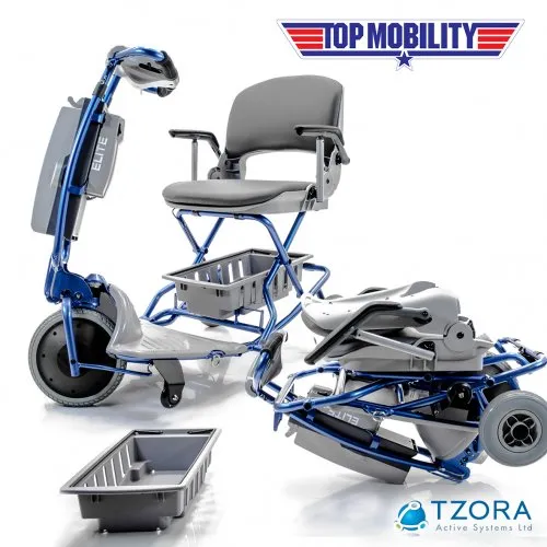 Tzora Easy Travel Elite Lightweight Folding Mobility Scooter