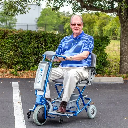 Tzora Easy Travel Elite Lightweight Folding Mobility Scooter