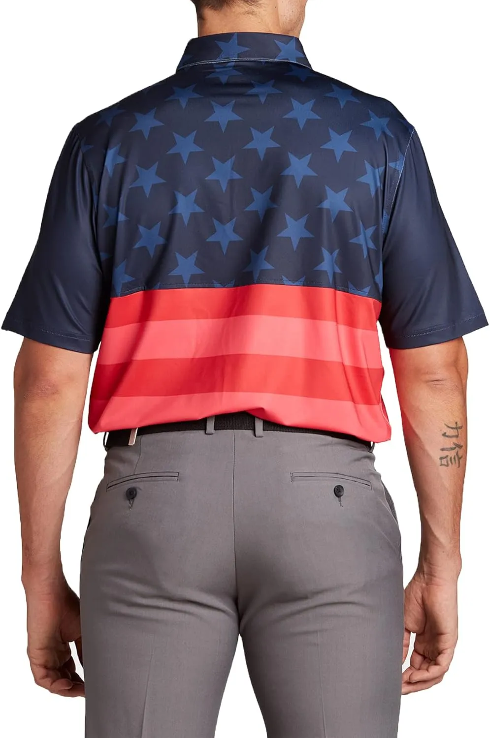 U Suck at Golf Mens Golf Polo - Dry Fit Golf Polo Shirts for Men - High Performance Golf Club Apparel Company