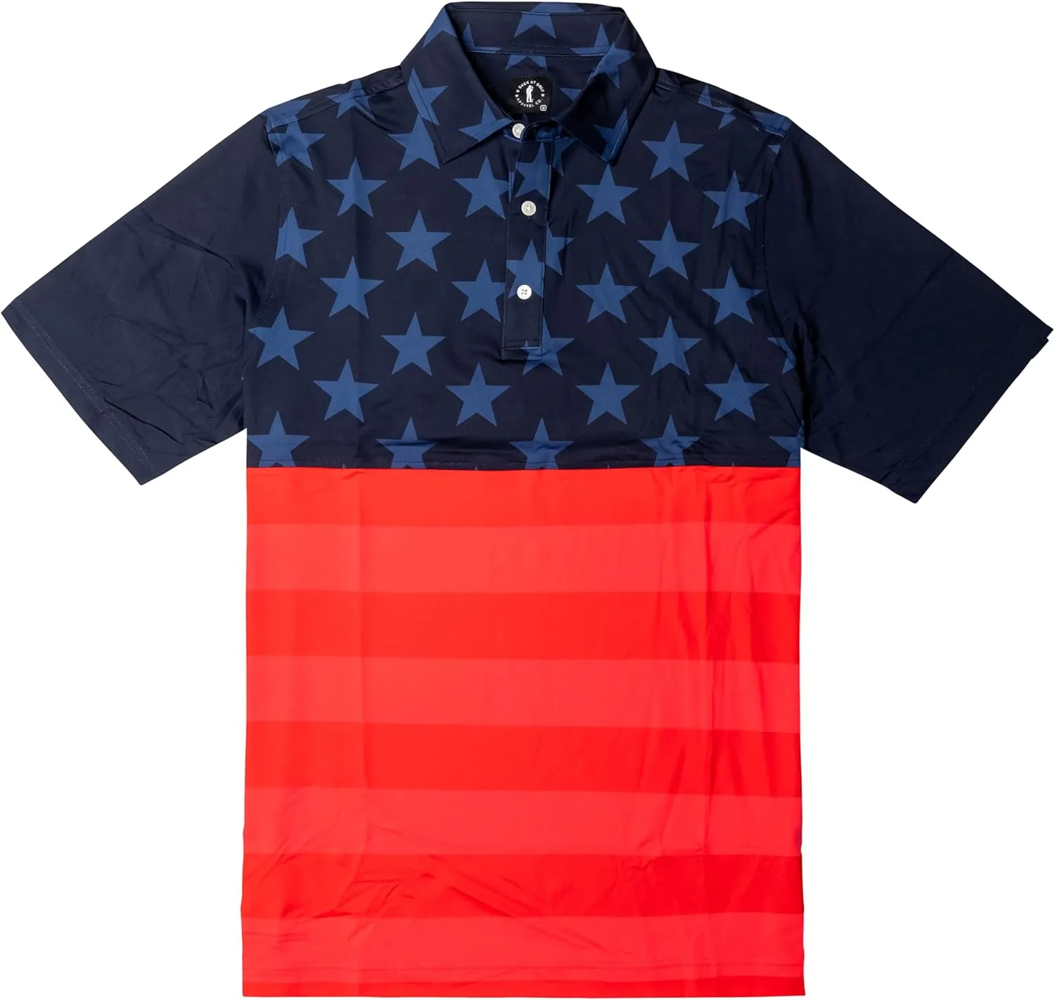 U Suck at Golf Mens Golf Polo - Dry Fit Golf Polo Shirts for Men - High Performance Golf Club Apparel Company